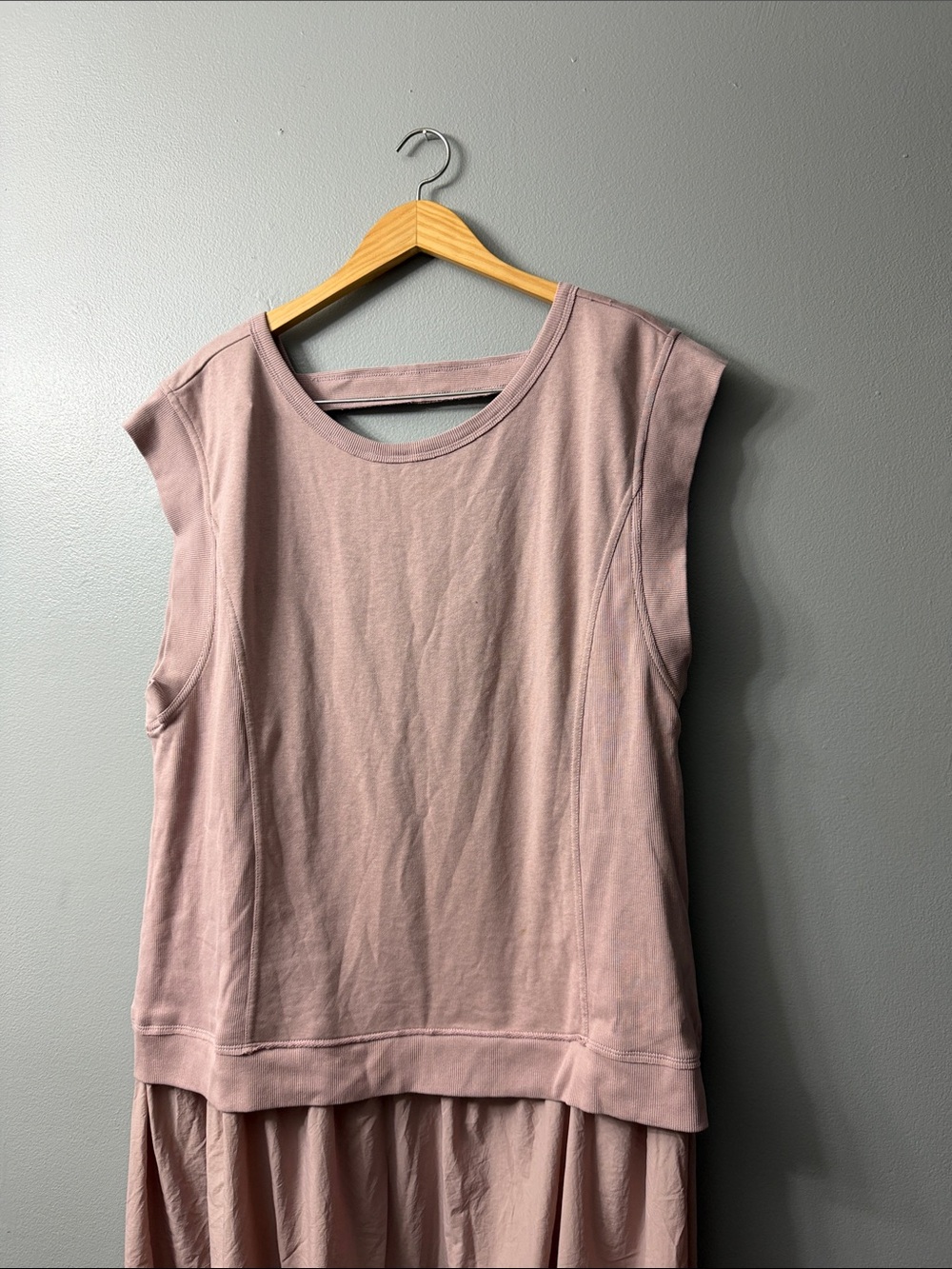 Daily Practice by Anthropologie Layered Short-Sleeve Asymmetrical XL - Picture 4 of 7